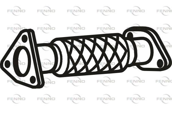 Obrázok Výfukové potrubie FENNO  P49005