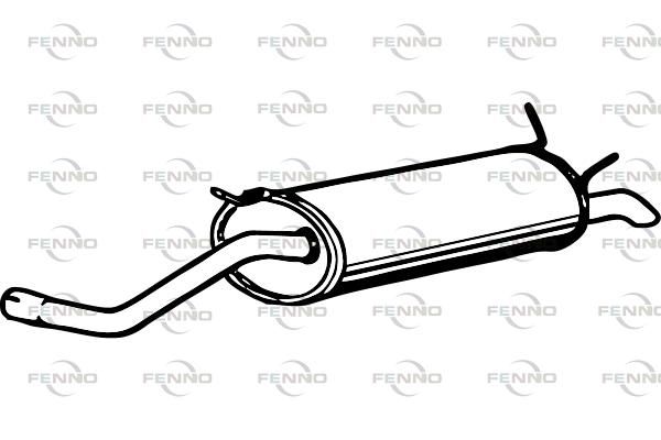 Obrázok Koncový tlmič výfuku FENNO  P5018