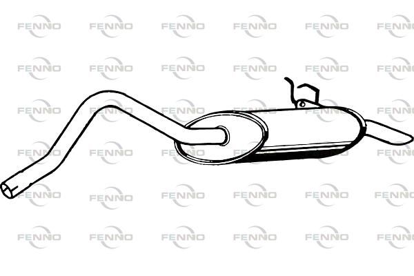 Obrázok Koncový tlmič výfuku FENNO  P5061