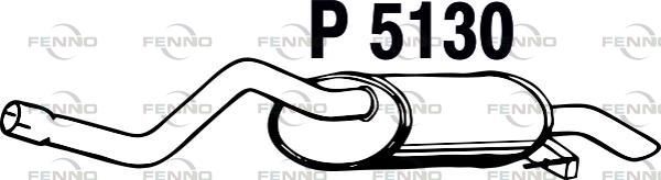 Obrázok Koncový tlmič výfuku FENNO  P5130