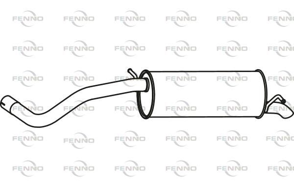 Obrázok Koncový tlmič výfuku FENNO  P55005