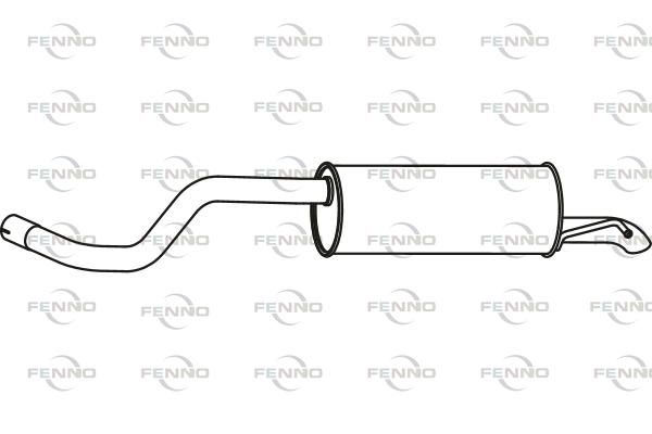 Obrázok Koncový tlmič výfuku FENNO  P55033
