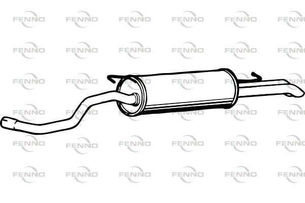 Obrázok Koncový tlmič výfuku FENNO  P5550