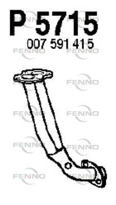 Obrázok Výfukové potrubie FENNO  P5715