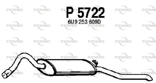 Obrázok Koncový tlmič výfuku FENNO  P5722