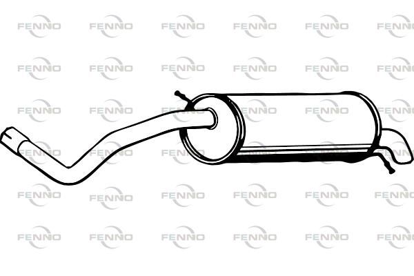 Obrázok Koncový tlmič výfuku FENNO  P5728