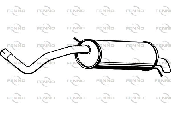 Obrázok Koncový tlmič výfuku FENNO  P5729