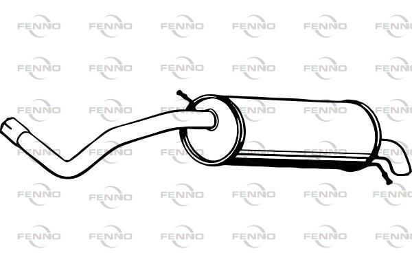 Obrázok Koncový tlmič výfuku FENNO  P5734