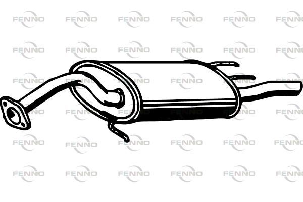 Obrázok Koncový tlmič výfuku FENNO  P6728