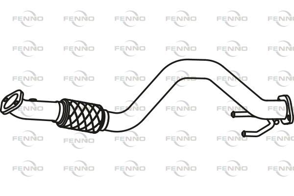 Obrázok Výfukové potrubie FENNO  P7150