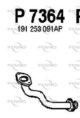 Obrázok Výfukové potrubie FENNO  P7364
