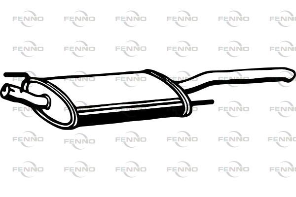 Obrázok Koncový tlmič výfuku FENNO  P7402