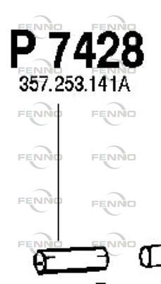 Obrázok Výfukové potrubie FENNO  P7428