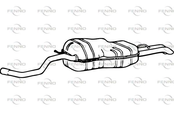 Obrázok Koncový tlmič výfuku FENNO  P7484