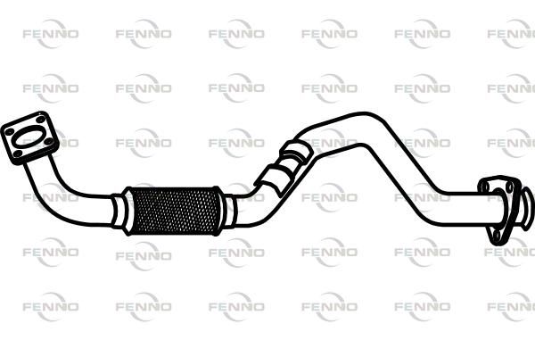 Obrázok Výfukové potrubie FENNO  P7523
