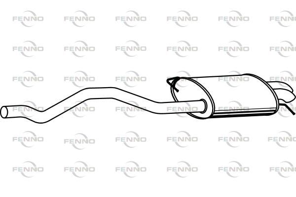 Obrázok Koncový tlmič výfuku FENNO  P7555