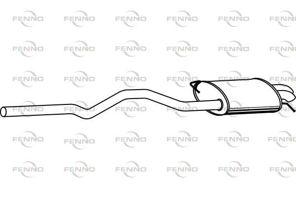 Obrázok Koncový tlmič výfuku FENNO  P7556