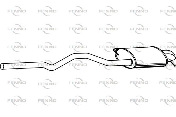 Obrázok Koncový tlmič výfuku FENNO  P7560