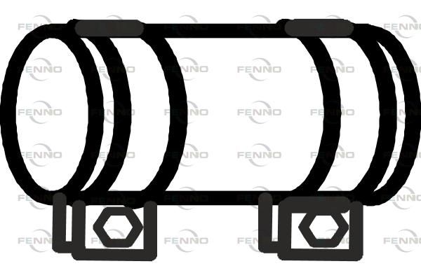 Obrázok Spojka trubiek výfukového systému FENNO  P8757