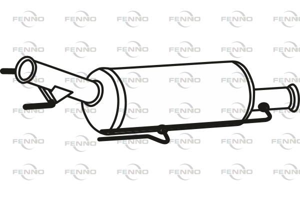 Obrázok Filter sadzí/pevných častíc výfukového systému FENNO  P8808DPF