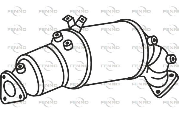 Obrázok Filter sadzí/pevných častíc výfukového systému FENNO  P9907DPF