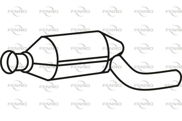 Obrázok Filter sadzí/pevných častíc výfukového systému FENNO  P9911DPF