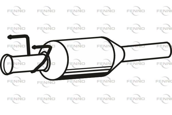 Obrázok Filter sadzí/pevných častíc výfukového systému FENNO  P9934DPF