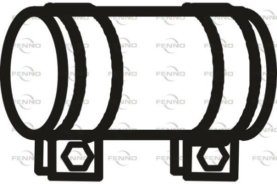 Obrázok Spojka trubiek výfukového systému FENNO  P8756
