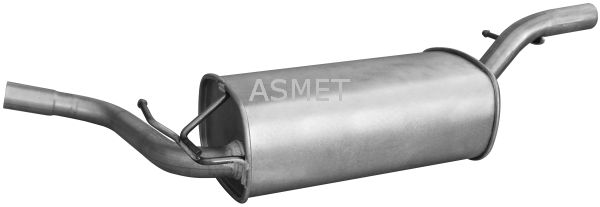 Obrázok Stredný tlmič výfuku ASMET  11039