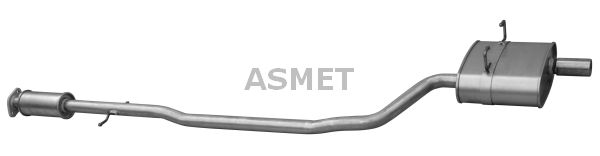 Obrázok Stredný tlmič výfuku ASMET  12025