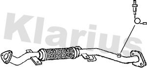 Obrázok Výfukové potrubie KLARIUS  301334