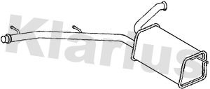 Obrázok Stredný tlmič výfuku KLARIUS  250759