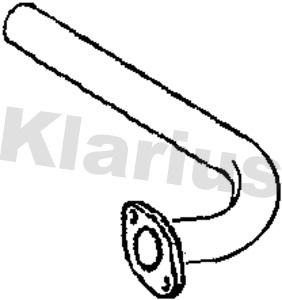 Obrázok Výfukové potrubie KLARIUS  110559