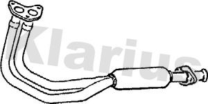 Obrázok Predný tlmič výfuku KLARIUS  220060