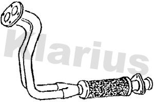 Obrázok Výfukové potrubie KLARIUS  120212