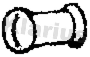Obrázok Výfukové potrubie KLARIUS  110458