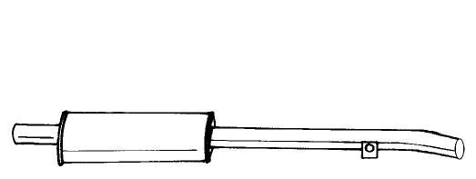 Obrázok Stredný tlmič výfuku SIGAM  12456