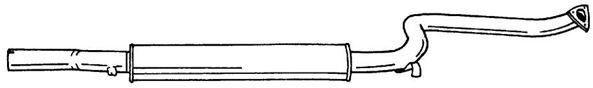 Obrázok Stredný tlmič výfuku SIGAM  16418