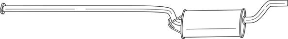 Obrázok Stredný tlmič výfuku SIGAM  26431
