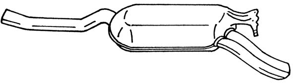 Obrázok Koncový tlmič výfuku SIGAM  35624