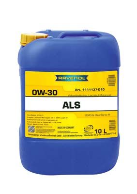 Obrázok Motorový olej RAVENOL  ALS SAE 0W-30 111113701001999