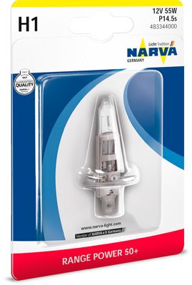 Obrázok żiarovka pre odbočovací svetlomet NARVA Range Power 50+ 483344000