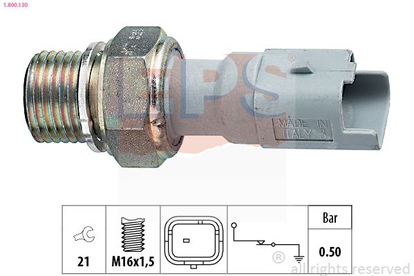 Obrázok Olejový tlakový spínač EPS Made in Italy - OE Equivalent 1800130