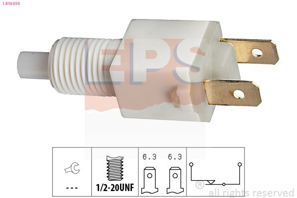 Obrázok Spínač brzdových svetiel EPS Made in Italy - OE Equivalent 1810034