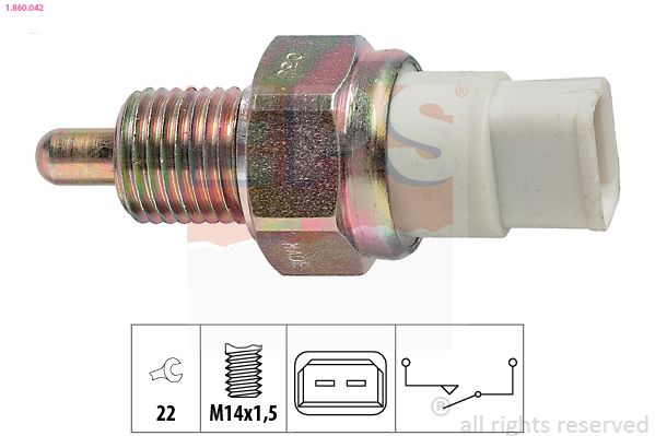 Obrázok Spínač cúvacích svetiel EPS Made in Italy - OE Equivalent 1860042