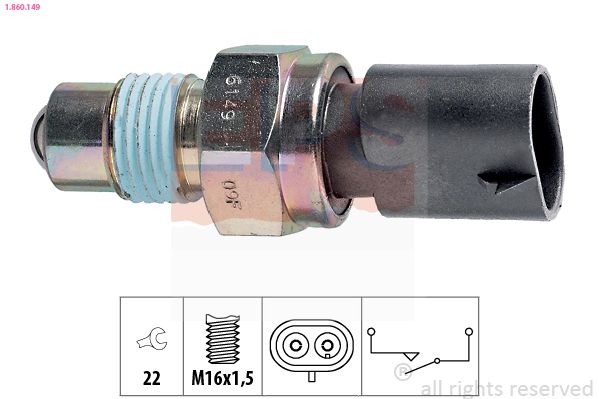 Obrázok Spínač cúvacích svetiel EPS Made in Italy - OE Equivalent 1860149