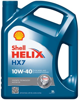 Obrázok Motorový olej SHELL Helix HX7 10W-40 5L