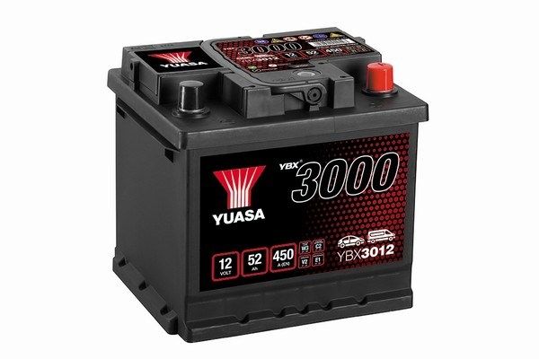 Obrázok Batéria YUASA YBX3012 12V/52Ah/450A