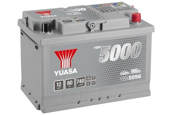 Obrázok Batéria YUASA YBX5096 12V/80Ah/740A