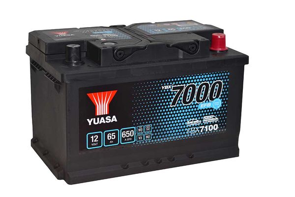 Obrázok Batéria YUASA YBX7100 EFB Start Stop Plus 12V/65Ah/650A